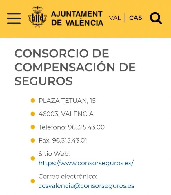 DANA Consorcio de compensación de seguros